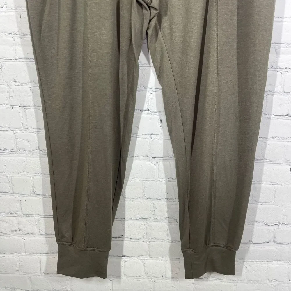 Cable & Gauge Womens Plus 1X Tapared Crop Pants Green Pull On Comfort Stretch - Picture 6 of 12